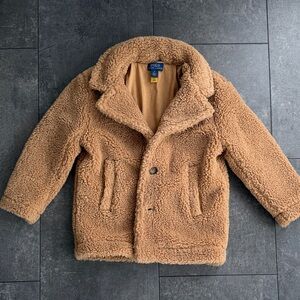 Cozy Polo Fluffy Kids Jacket
